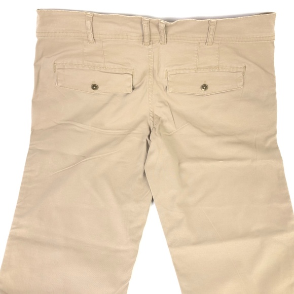 Disney Mickey Mouse Embroidered Capri Khaki Pants - Picture 5 of 8